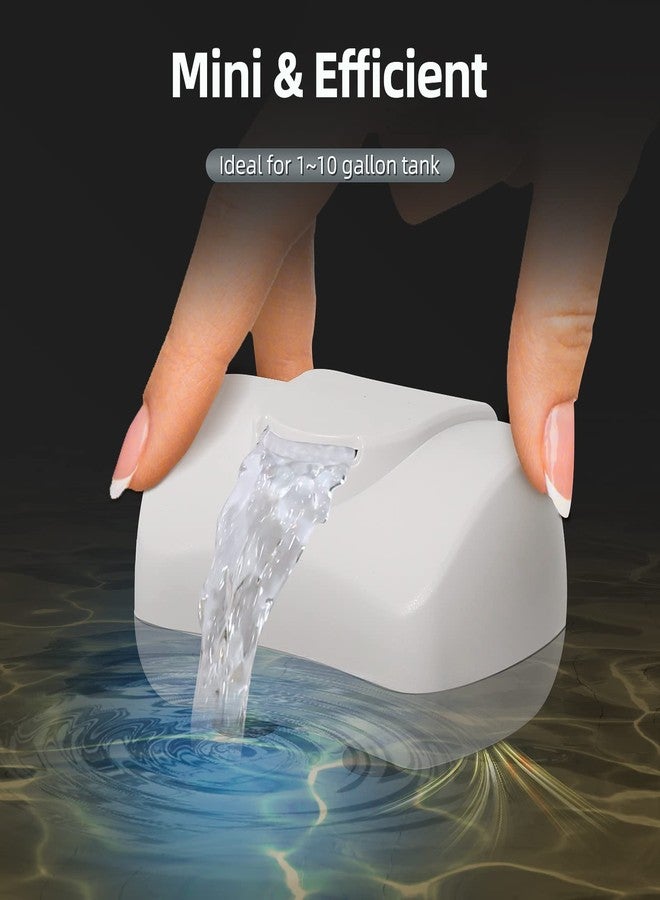 UPETTOOLS Turtle Filter Aquarium Internal Filter Low Level Water for Reptiles, Amphibians, Frog, Cichlids, Newt - Image 3